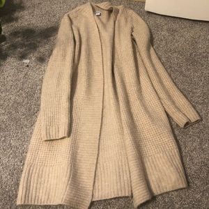 Cream old navy cardigan